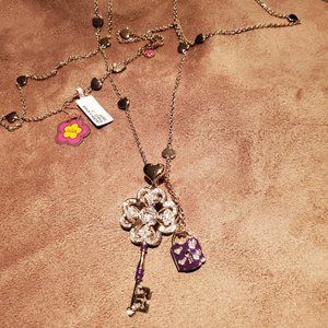 Lauren G Adams 42" Key & Lock Necklace